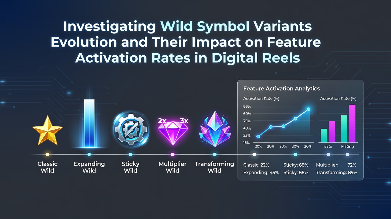 Close-up view of stacked wild symbols landing across multiple digital reels in a modern slot interface