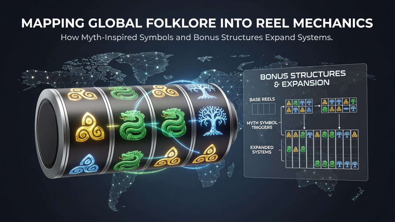 Mobile screen showing a slot bonus round inspired by West African and Japanese folklore elements