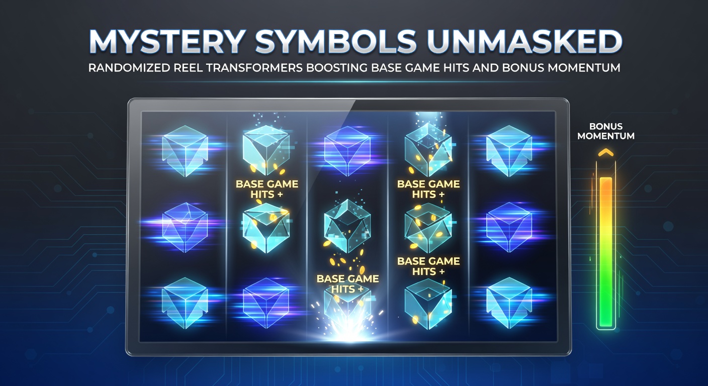 Close-up of mystery symbols exploding into wilds and scatters on cascading reels, building multiplier trails