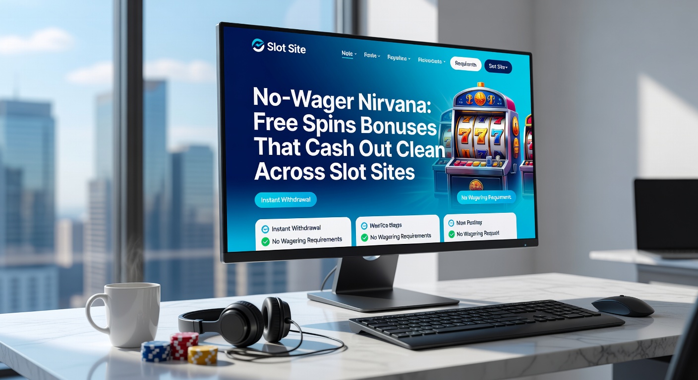 Screenshot of a casino dashboard displaying no-wagering free spins offer, with balance updating in real-time to show withdrawable winnings from a recent spin session