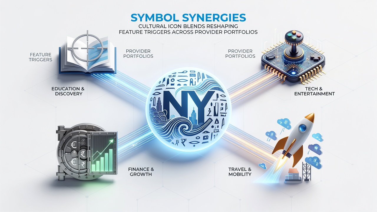 Examples of hybrid slot symbols triggering combined bonus features